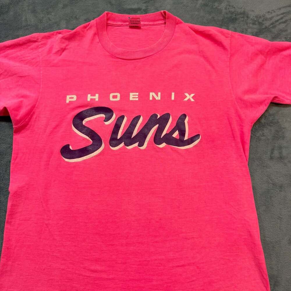 USA vintage Fruit Phoenix Suns Size L Pink T-Shirt fruit of the loom